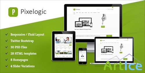 ThemeForest - Pixelogic - Responsive Multipurpose HTML Template