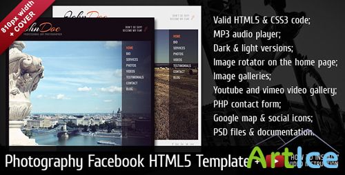 ThemeForest - John Doe Facebook Template