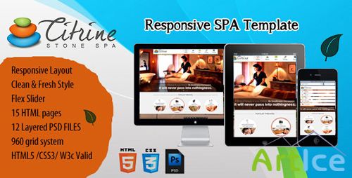 ThemeForest - CITRINE STONE SPA Responsive Template