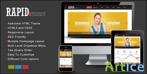 ThemeForest - Rapid - Responsive HTML Template