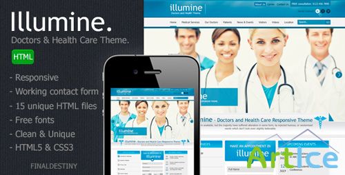 ThemeForest - Illumine - Doctors & Health Care HTML template