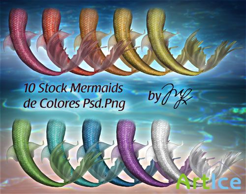 PSD Template - Mermaids Stocks