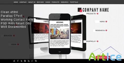 ThemeForest - Asymmetric Design