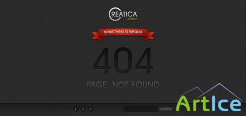 ThemeForest - Creatica - error page