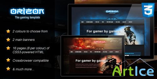 ThemeForest - Orizon - The Gaming Template HTML version