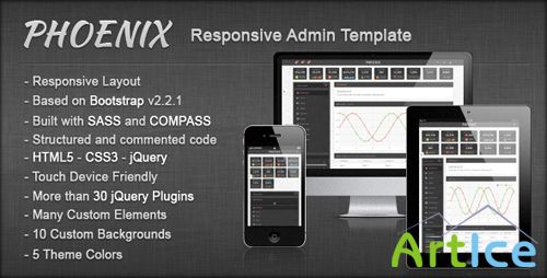 ThemeForest - Phoenix - Responsive Admin Template