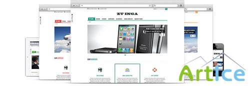 ZooTemplate - ZT Inga - Responsive Template for Joomla 2.5