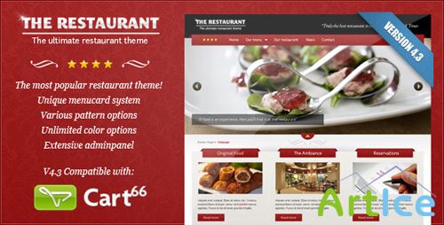 ThemeForest -The Restaurant 4.2 - WP Premium Theme