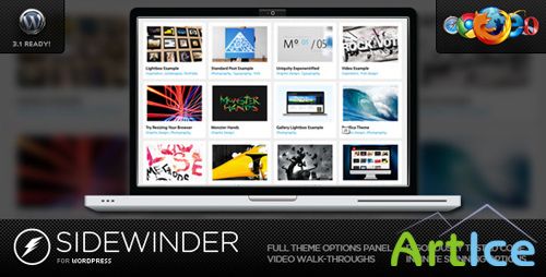 ThemeForest - SideWinder v1.02 for WordPress - Dynamic Grid Portfolio