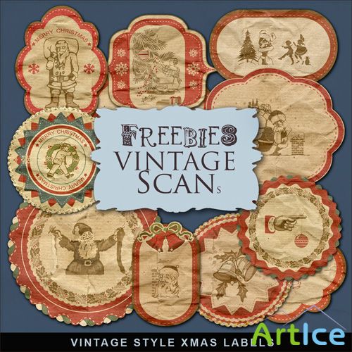 Scrap-kit - Vintage Style Labels