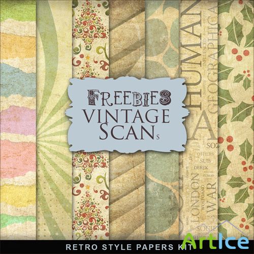 Textures - Retro Style Papers