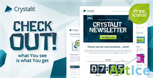 ThemeForest - Crystalit Newsletter - What U See Is What U Get