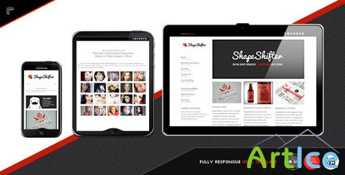 ThemeForest - ShapeShifter 2 : Responsive, One Page, HTML Pack