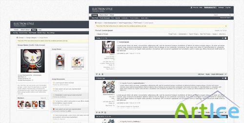 ThemeForest - Electron - vBulletin Forum Skin