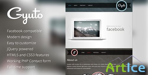 ThemeForest - Gyuto - facebook template