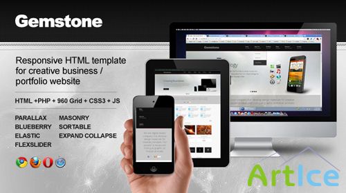 ThemeForest - Gemstone - Responsive Business Website 2.0