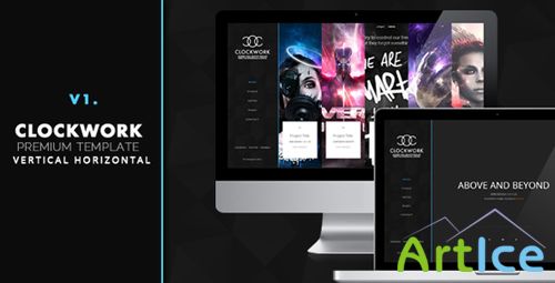 ThemeForest - ClockWork Unique Interactive Creative Template