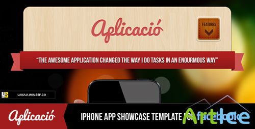 ThemeForest - Aplicacio | iPhone App Showcase Facebook Template