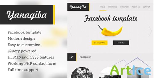 ThemeForest - Yanagiba - spicy facebook template