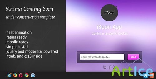 ThemeForest - Anima - Coming Soon Template