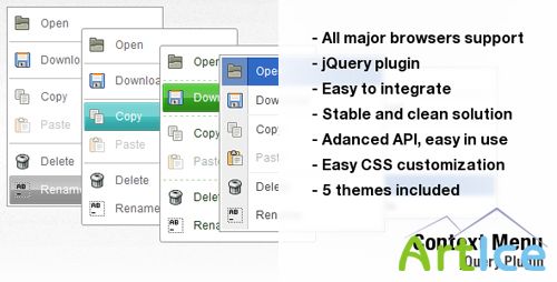 CodeCanyon - jQuery Context Menu Plugin