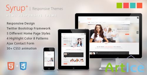 ThemeForest - Syrup Responsive HTML Theme