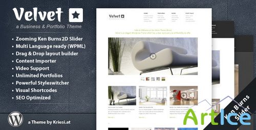 ThemeForest - Velvet v1.1.4 - Minimal Business Theme