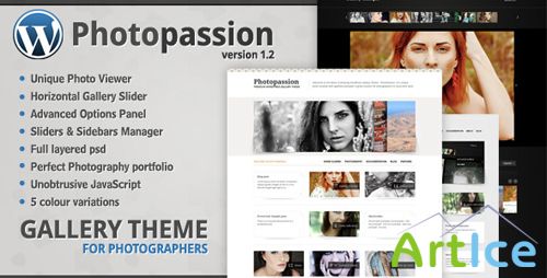 ThemeForest - Photopassion v1.2.3 - WordPress Gallery Theme