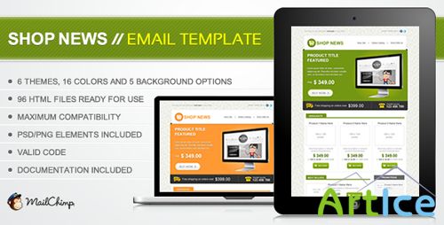 ThemeForest - Shop News Email Template