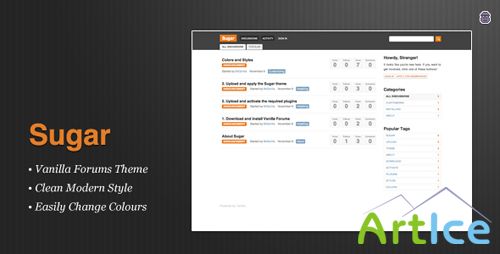 ThemeForest - Sugar - Premium Vanilla Forums Theme