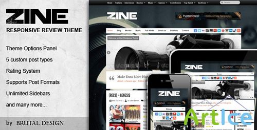 ThemeForest - Zine v0.4.2 - Modern & Responsive Review Theme