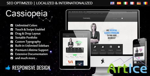 ThemeForest - Cassiopeia - Responsive WordPress Theme