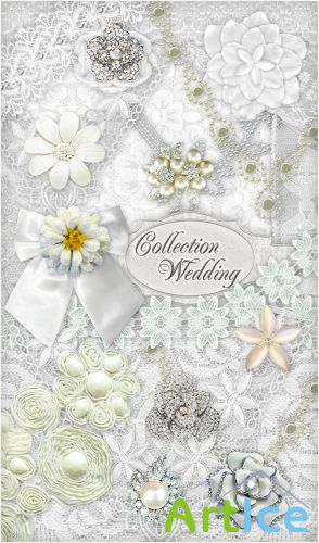 Scrap-set of Lace Wedding