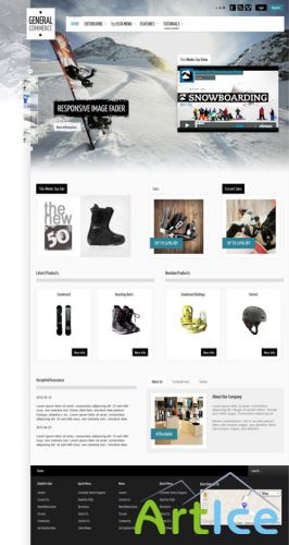 Shape5 - General Commerce - November 2012 Club Template for Joomla 2.5 - 3.0