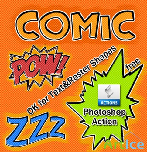 Comics Photoshop Action