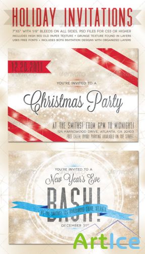 GraphicRiver - Holiday Invitations 977791