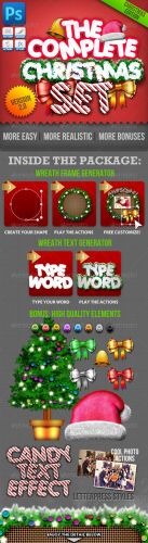 GraphicRiver - Christmas Generator Set: Actions and Text Styles 802625