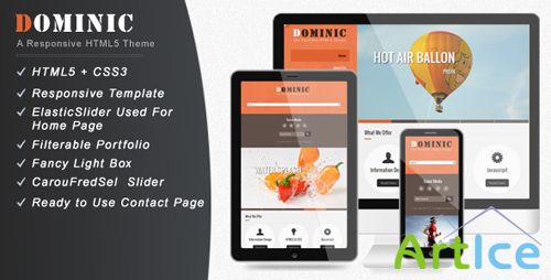 ThemeForest - DOMINIC - Creative HTML Template