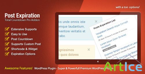 CodeCanyon - Post Expiration - The Countdown Pro Addon