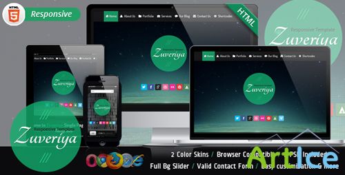 ThemeForest - Zuveriya Responsive Single Page HTML5 Template