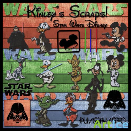 Scrap Set - Star Wars Mickey