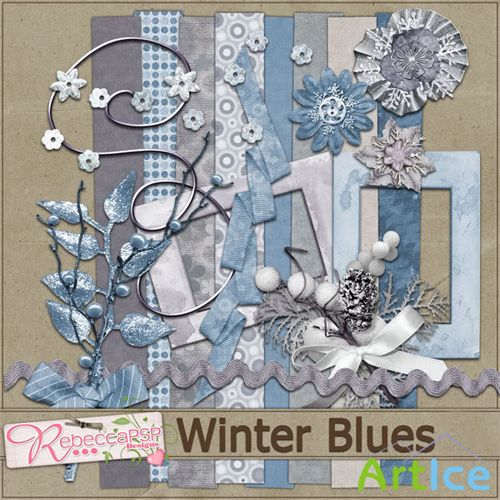 Scrap Set - Winter Blues