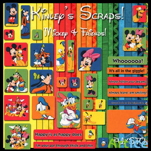 Scrap Set - Mickey & Friends