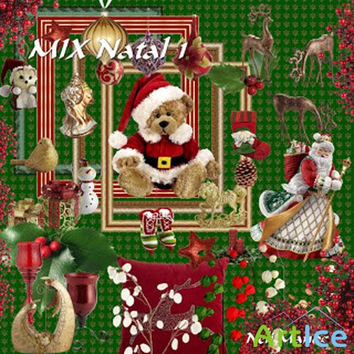 Scrap-Set -Christmas MIX 1