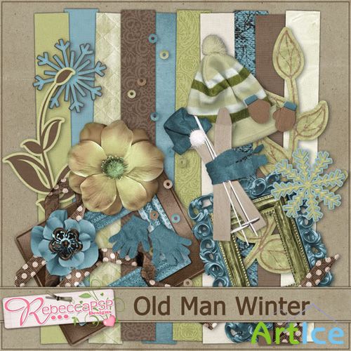 Scrap Set -  Old Man Winter