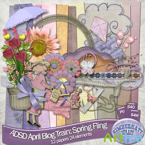 Scrap Set -  Spring Fling