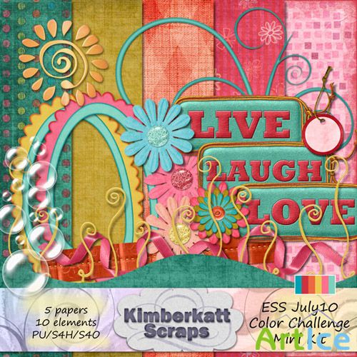 Scrap Set -  Live Laugh Love