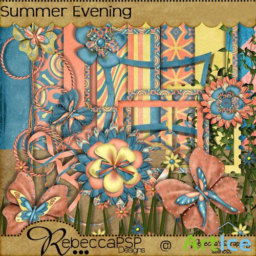 Scrap Set -  Summer Evening