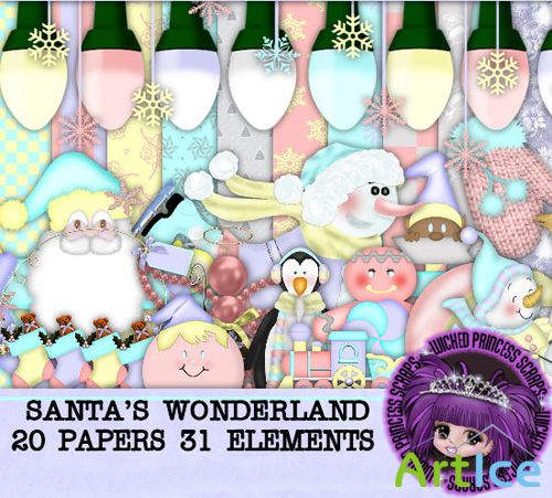 Scrap Set - SANTASWONDERLAND