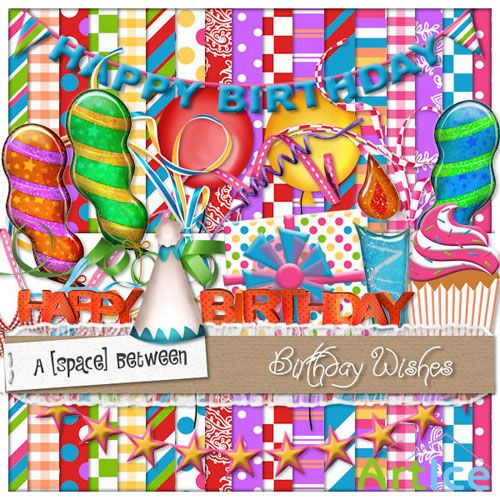 Scrap Set - Birthday Wishes